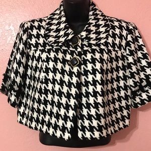 Black and white jacket